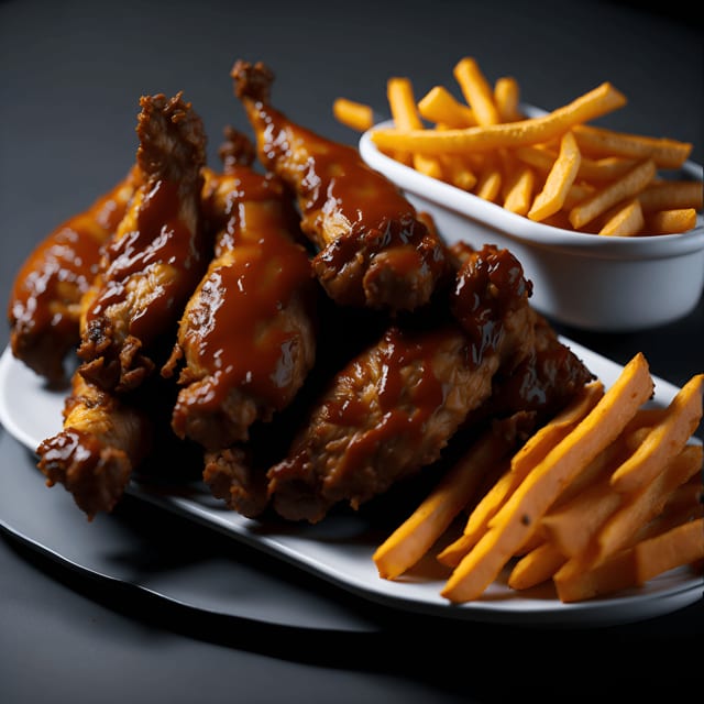Chicken Wings (6) Dinner.