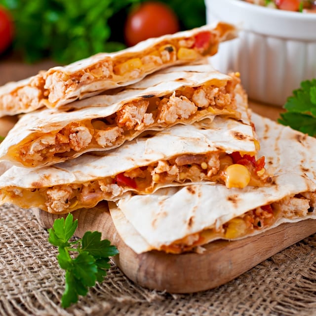 Chicken Quesadilla.