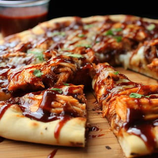 BBQ Chicken Pizza -No Sauce