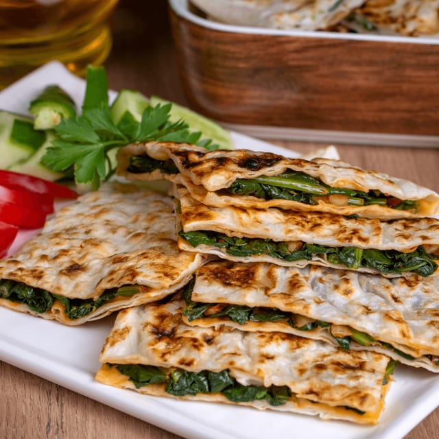 Plain Spinach Pie.